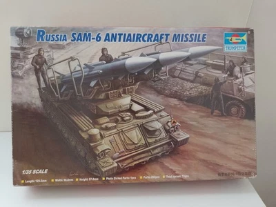 TRUMPETER 1/35 RUSSIA SAM-6 ANTIAIRCRAFT MISSILE NUOVO - Immagine 1 di 3