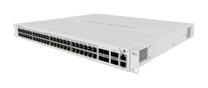 MikroTik CRS354-48P-4S+2Q+RM 48-Port PoE+ Cloud Router Switch | 4 SFP+ 10G, 2 QS - Afbeelding 1 van 6