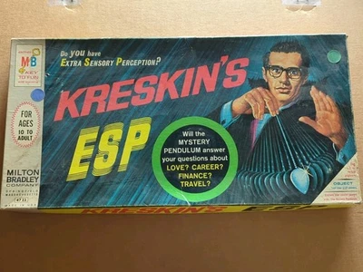 1966 Vintage Board Game Amazing Kreskin's ESP Milton Bradley Mentalist  - Image 1 of 4