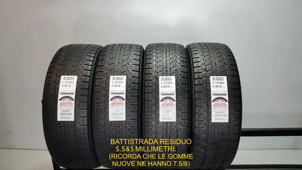 GOMME USATE  TERMICHE 225/65R16C 112T TRIANGLE SNOW LINK VAN PNEUMATICI C19492 - Imagen 1 de 1