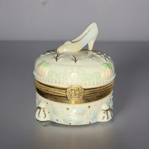 Lenox Disney Cenicienta Encantada Zapatilla Caja Baratija con Zapatilla 2.5” Nuevo-COA - Imagen 1 de 6