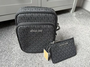Michael Kors Jet Set Crossbody Bag With Matching Coin Purse Brand New With Tags - Picture 1 of 12