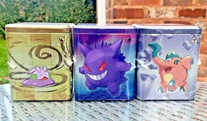 POKEMON TCG STACKING TIN 2024 Q1 X3 ART SET PSYCHIC METAL DRAGON TYPE *SEALED* - Bild 1 von 21