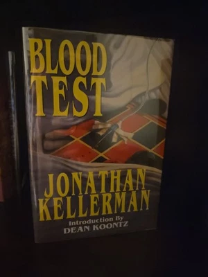 Blood Test Jonathan Kellerman Dark Harvest Signed 1st Edition - Image 1 of 3