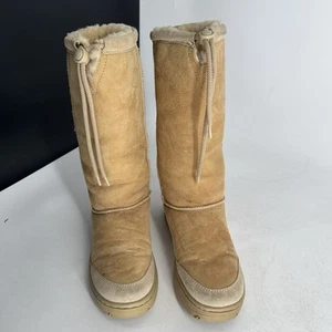 UGGS ULTIMATE STIVALETTO ALTO 5250 BEIGE CHIARO TAGLIA 9 DONNA COULISSE - Foto 1 di 8