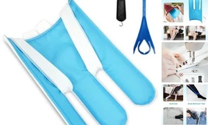 Sockenhilfen zum Anziehen von Socken mit Schuhlöffel und Knopfhaken, Easy On Basic - Bild 1 von 7