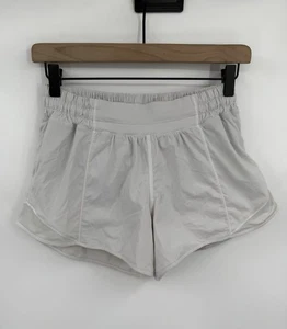 Lululemon Hotty Hot II Shorts 3,5" Schrittlänge weiß Größe 6 Yoga Fitness Athleisure - Bild 1 von 7