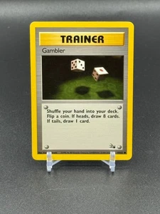 Gambler 60/62 Common Pokemon Card - Picture 1 of 2