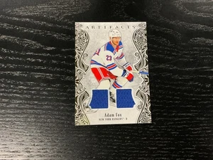 2025-26 UPPER DECK ARTIFACTS VETERAN GOLD DUAL JERSEY ADAM FOX 83/299 - Picture 1 of 2
