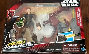 Star Wars Hero Mashers Jedi Speeder und Anakin Skywalker Neu Disney Hasbro NN - Bild 1 von 3