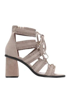 RRP €450 BCBGMAXAZRIA Leather Sandals US6 UK3 EU36 Tassels Made in Italy - Picture 1 of 10