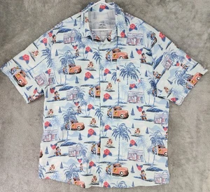 Camisa Buc-ee's Para Hombres 3XL Azul Hawaiana Abotonada Campamento Aloha Surf Estampado Informal Top - Imagen 1 de 7