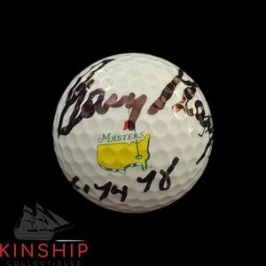 Gary Player signed Masters Logo Golf Ball JSA COA Inscribed 61,74,78 Rare A4104 - Picture 1 of 3