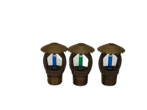 NEW OLD STOCK LOT OF 3 Globe 1/2” NPT Upright SSU-J Fire Sprinkler Heads 784A - Picture 1 of 5