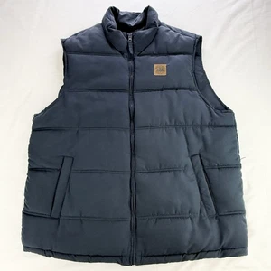 Field & Stream Mens Puffer Vest Insulated Large Blue Full Zip Jacket Outdoor - Picture 1 of 7