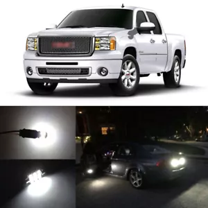 16 x White LED Interior Bulbs Package Reverse Tag Light for 2003-2013 GMC Sierra - Foto 1 di 9