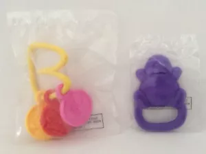 McDonalds Grimasse Beißring & McDonaldland Rassel Happy Meal Spielzeug Vintage 1988 Neu - Bild 1 von 14