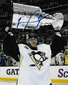 Foto firmada de Matt Murray de los pingüinos de Pittsburgh 8x10 Certificado de Autenticidad 1 - Imagen 1 de 1