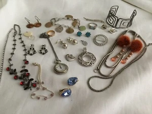 Lote de Disfraz Joyería Collares de Pulsera Pendientes - Imagen 1 de 7