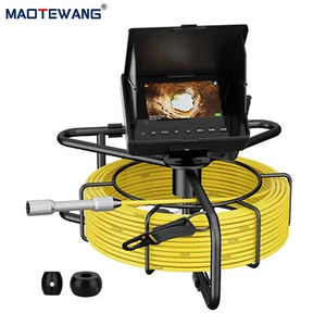 30m Sewer Pipe Inspection Camera Drain Sewer Industrial Camera 4.3" 16GB Monitor - Picture 1 of 17