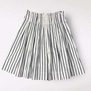 Kate Spade Broome Street Pleated Striped Knee Length Skirt Size 2 - Picture 1 of 10