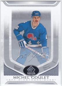 2020/21 SP SIGNATURE EDITION..MICHEL GOULET..SILVER SCRIPT..# 28..NORDIQUES - Picture 1 of 1