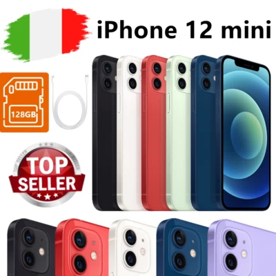 NUOVO Apple iPhone 12 mini - 128GB Nero Bianco Rosso Blu Rosso Verde ✔️SBLOCCATO - Immagine 1 di 4