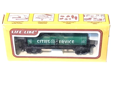 LIFE-LIKE CITIES SERVICE SINGLE DOME TANK CAR CSOX 2545 - HO Scale - MIB NOS - Image 1 of 4