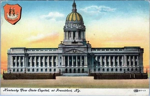 Nueva postal del Capitolio del Estado Frankfort Kentucky sin publicar - Imagen 1 de 2