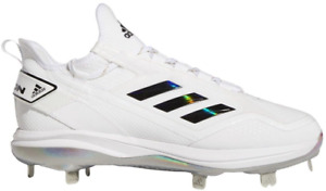 NEW Adidas Icon 7 Boost Baseball Cleats Shoes White Iridescent GX2803 US Men's 9