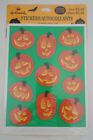 Vintage Hallmark Halloween Jack O Lantern Pumpkin Face Sticker Sheet New Package