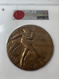 1972 Sapporo’72 Japanese Copper Medal JM#12 - Picture 1 of 10