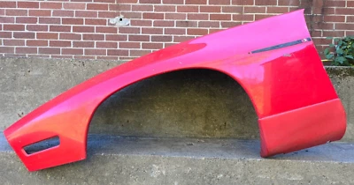 NICE USED ORIGINAL GENUINE PORSCHE 928 S4 LEFT FRONT FENDER RED 1987-95 - Image 1 of 4
