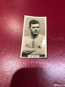 SIMONETS SPORTING CELEBRITIES CIGARETTE BOXING CARD TOM HEENEY 1927 VGC - Picture 1 of 2