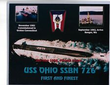 USS Ohio SSBN 726 Fifty Deterrent Patrol Commemorative Photo 8x10