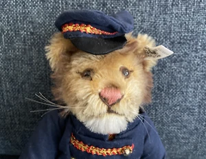Peluche vintage Steiff Golden Age of the Circus band leone edizione limitata anni 80 - Foto 1 di 15