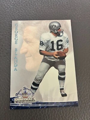 1994 Ted Williams Card Company Roger Staubach's NFL Football - #45 George Blanda - Image 1 of 2