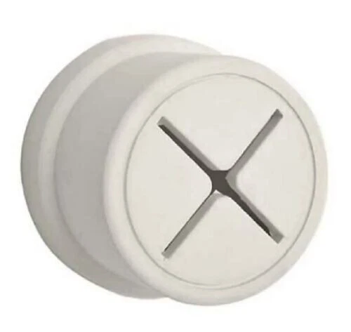 2 RUBBER SELF ADHESIVE STICKY PUSH IN TEA TOWEL HOLDER WALL BATHROOM KITCHEN UK - Image 1 of 2