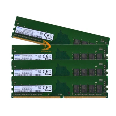 For Samsung 4x 8GB 1RX8 DDR4 RAM 2133P PC4-17000mhz 1.2V Desktop Memory DIMM 8gb - Image 1 of 4
