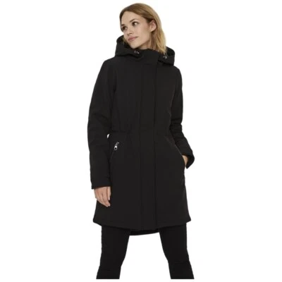 Vero Moda parka nero, giubbino giacca donna parka Clen Mila 10235311 - Imagen 1 de 4