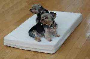 PETBED4LESS Waterproof one piece 100% Orthopedic  MEMORY FOAM Cat Bed Dog Bed - Picture 1 of 8