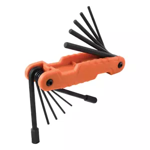 Klein Tools 70550 Pro Folding Hex Key Set, 11 Fractional Inch-Sized Keys - Picture 1 of 11