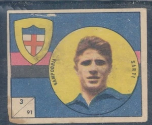 RARA FIGURINA CALCIATORI EDIZIONE * V A V * 1958/59*SAMPDORIA-SARTI* - Foto 1 di 1