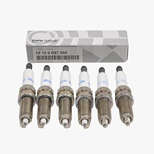 6PCS For BMW E82 E88 F02 F10 F13 ZR5TPP33 Spark Plug 12120037582 12120037580 - Picture 1 of 4