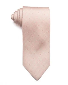 Nueva corbata Dunhill London $215 rosa claro estampado de conejo 100 % seda 3,2"" hecha en Italia - Imagen 1 de 3