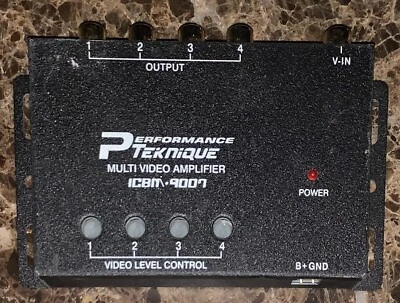 Performance TEKNIQUE ICBM-90007 Multi Video Amplifier Made In Korea As Is - Image 1 of 3