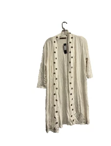 Belldini Cardigan Size Large Sweater Light Beige Long Sleeve Open Front NWT - Picture 1 of 2
