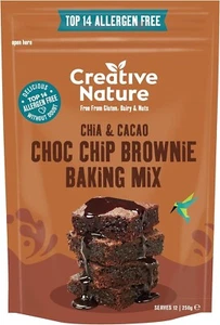Creative Nature Gluten Free Cake, Brownie Mix Vegan & Free From Baking Mix 250g - Picture 1 of 8