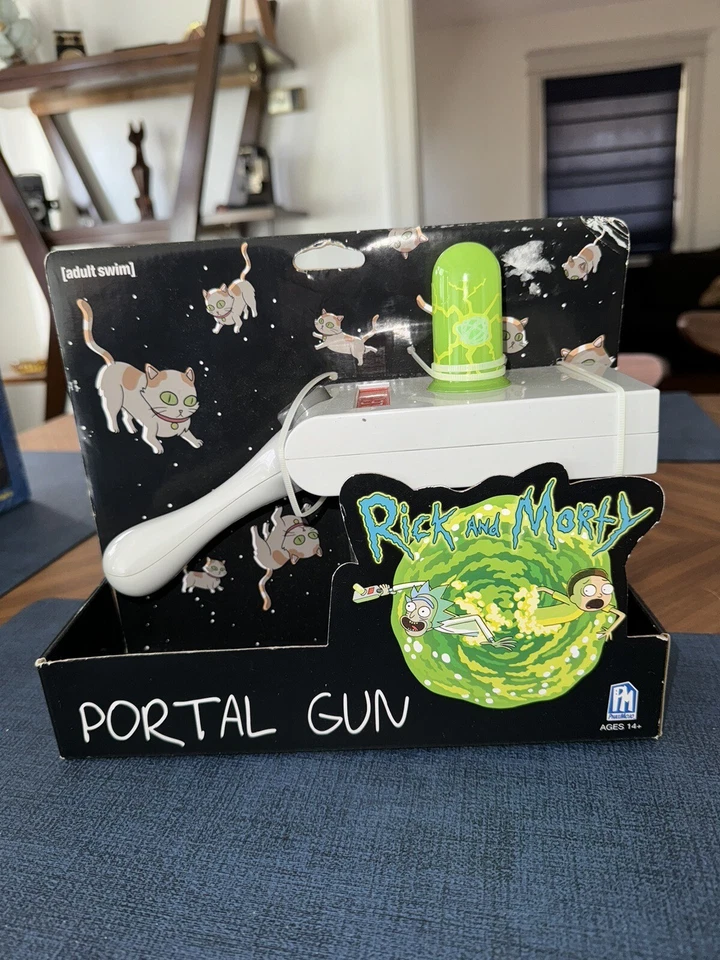 Official Rick and Morty Portal Gun Toy From Adult Swim 2day Ship