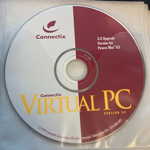 Connectix Virtual PC 3.0 -  Upgrade version for PowerMac G3 [Install Disc] - Picture 1 of 2